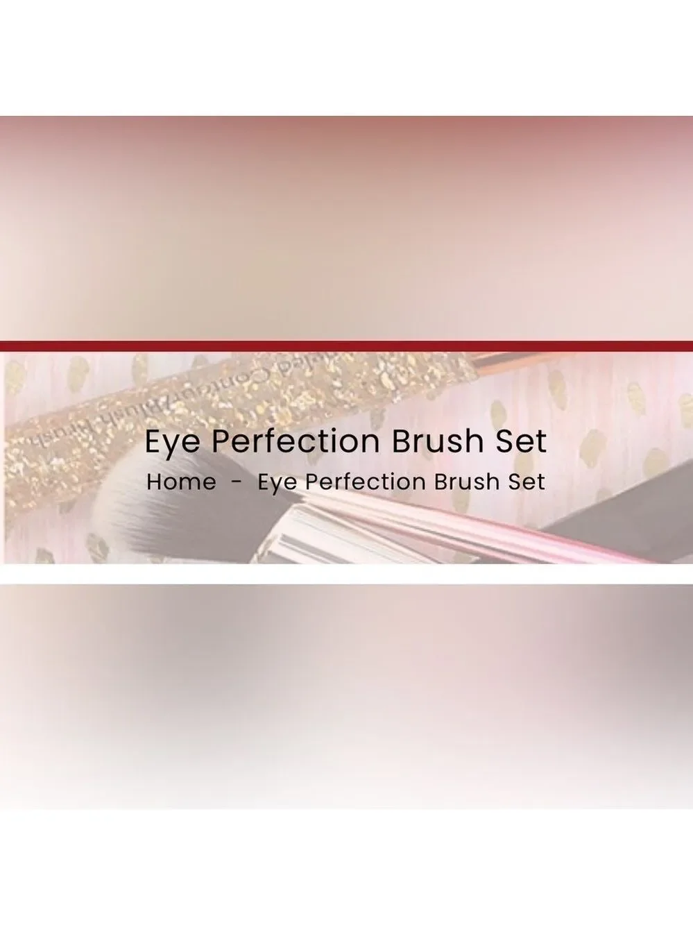F.A.R.A.H Silver Makeup Eye Perfection Brush Set